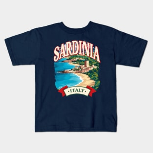 Sardinia Italy Kids T-Shirt